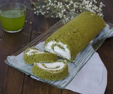 Matcha-Tee-Rolle