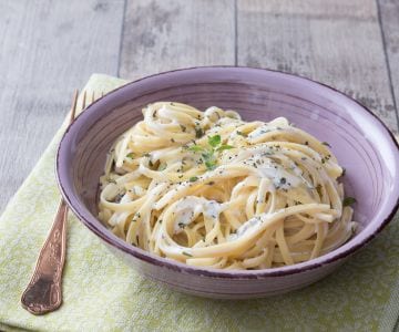 Cremige Pasta mit Kräutern