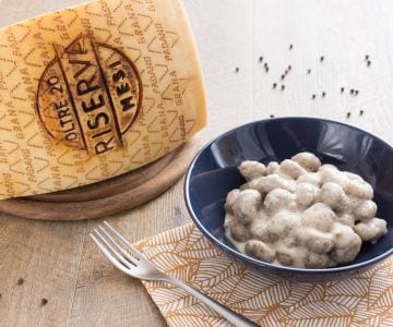 Buchweizengnocchetti mit Grana Padano und Pfeffer