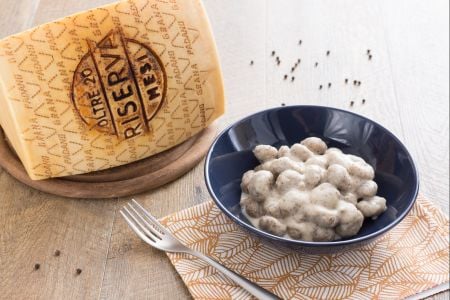 Buchweizengnocchetti mit Grana Padano und Pfeffer