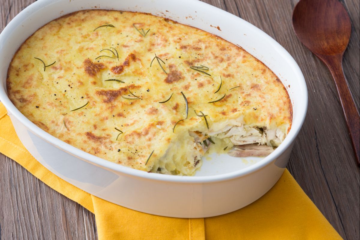 Hähnchen- und Kartoffelauflauf
