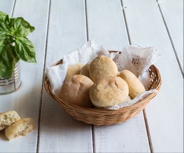 Basilikum-Brötchen
