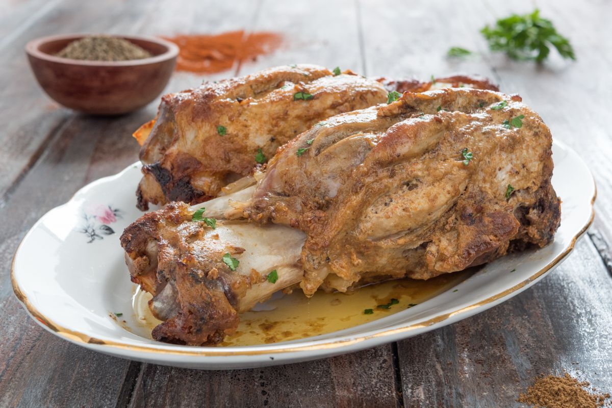 Tandoori Schweinshaxe