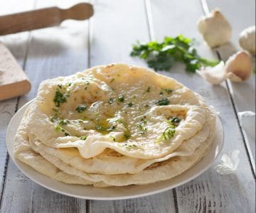 Knoblauch-Naan