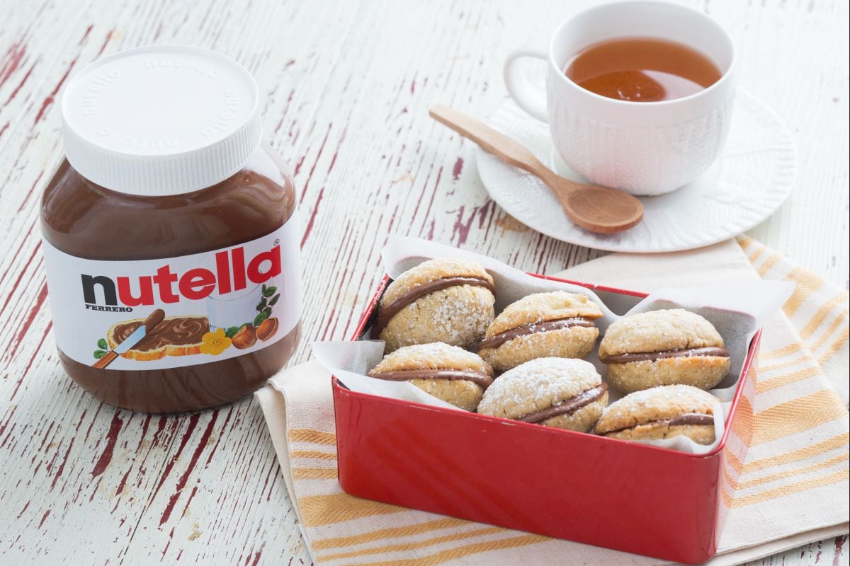 Hafer-Sandwich-Kekse mit Nutella®