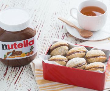 Hafer-Sandwich-Kekse mit Nutella®
