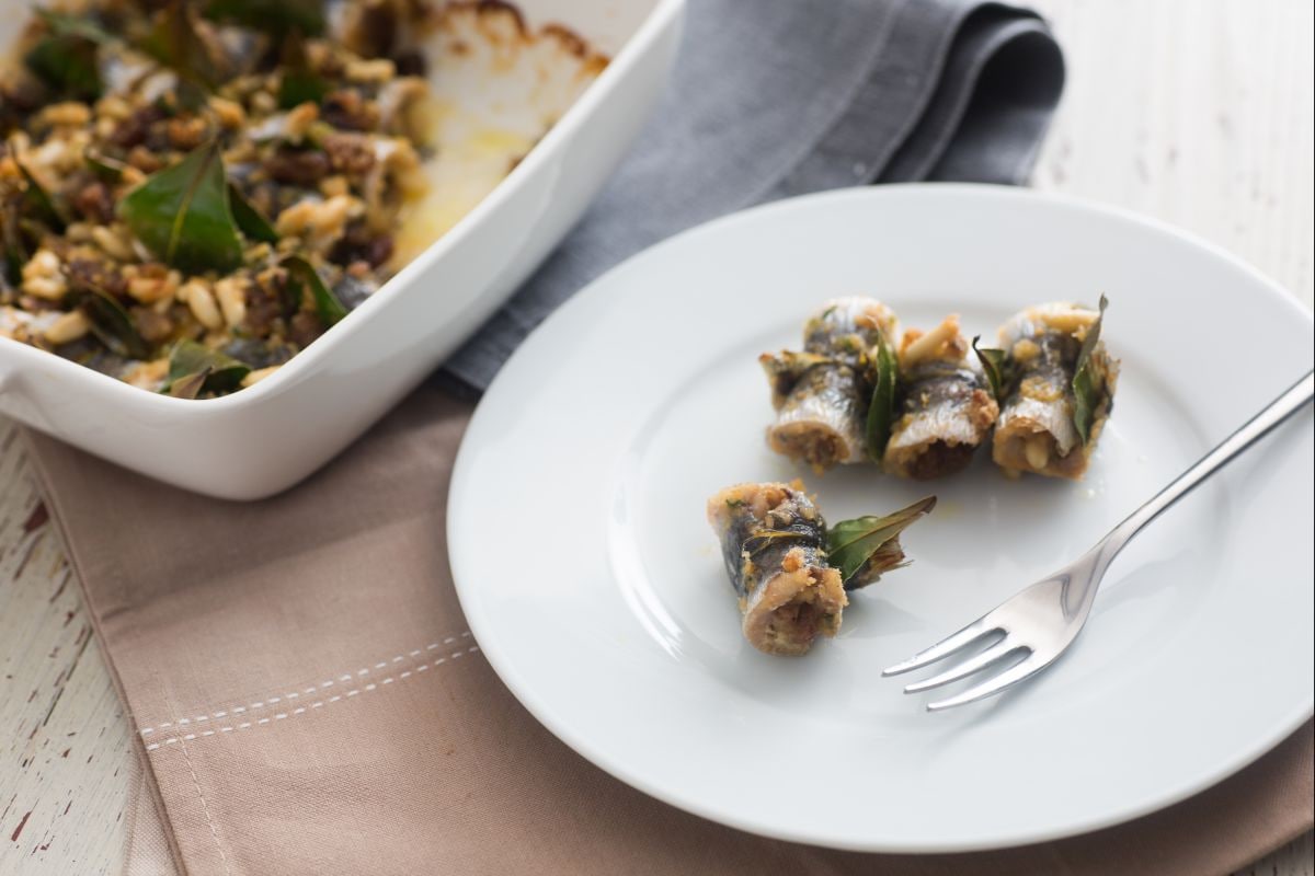 Sarde a beccafico