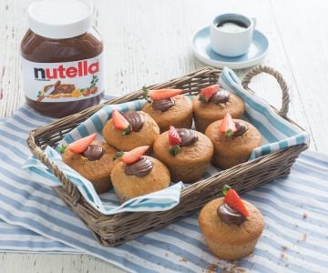 Erdbeer-Joghurt-Muffins mit Nutella®