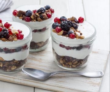 Schneller Ricotta-Beeren-Käsekuchen