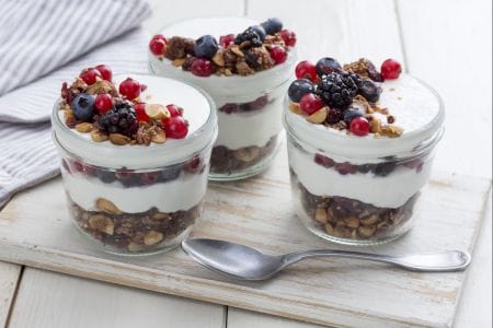 Schneller Ricotta-Beeren-Käsekuchen