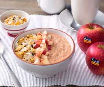 Apfel, Karotten und Ingwer Smoothie