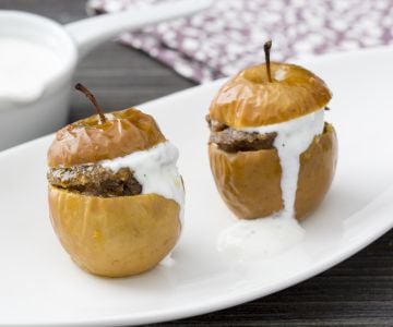 Gefüllte kleine Äpfel