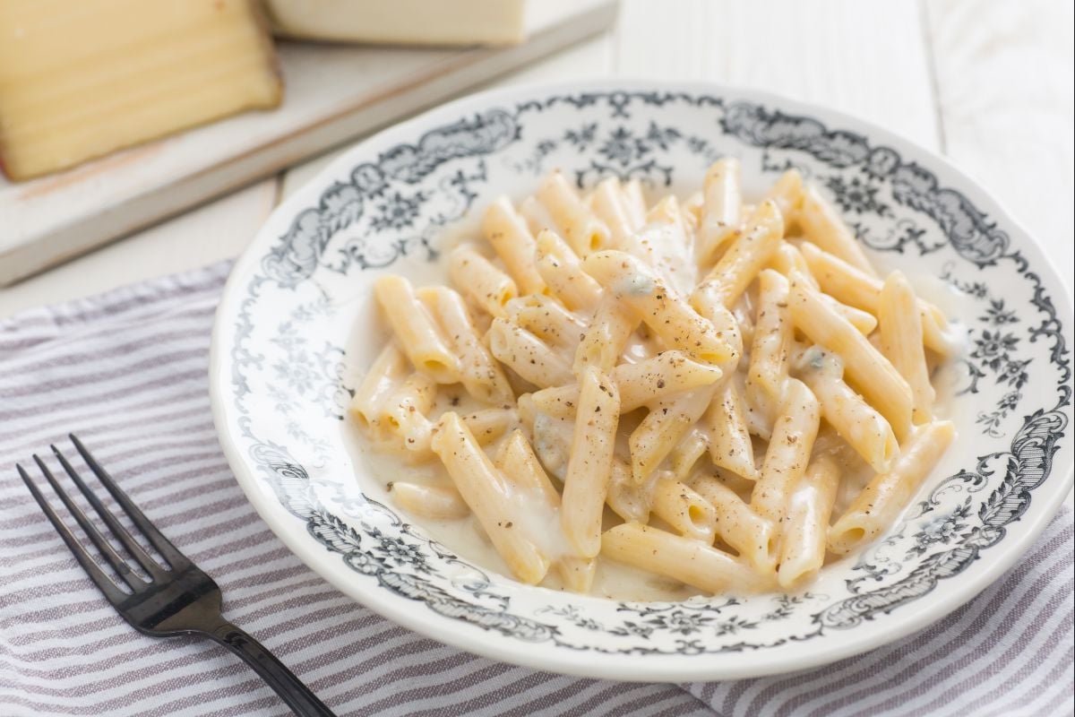 Pasta mit vier Käsesorten
