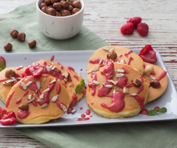 Pfannkuchen mit Joghurt
