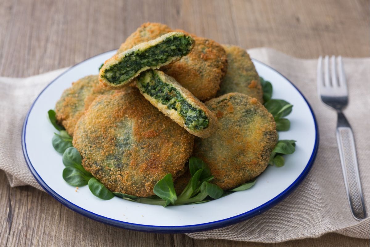 Spinat-Schnitzel