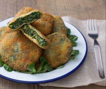 Spinat-Schnitzel