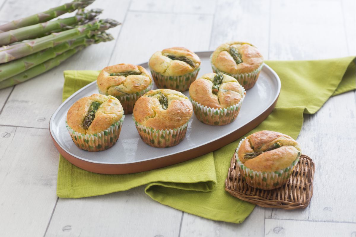 Spargel-Muffins