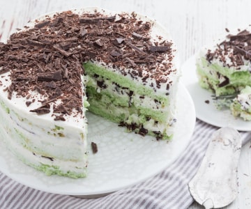 Naked Cake mit Minze