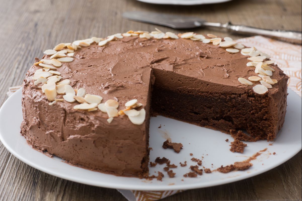 Leckerer Schokoladenkuchen ohne Mehl