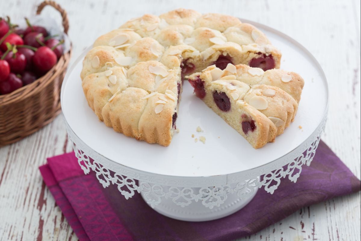 Frischer Kirschkuchen