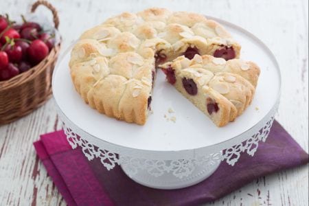 Frischer Kirschkuchen