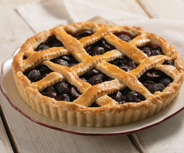 Frischer Kirschkuchen