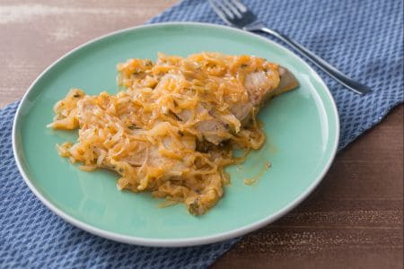 Thunfisch mit Zwiebeln