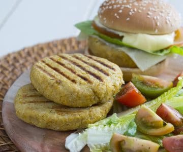 Kichererbsen-Burger