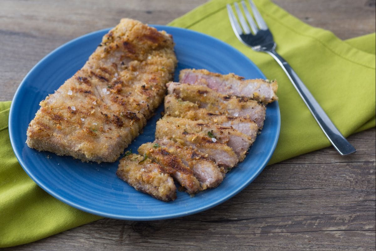 Thunfischbauch-Schnitzel
