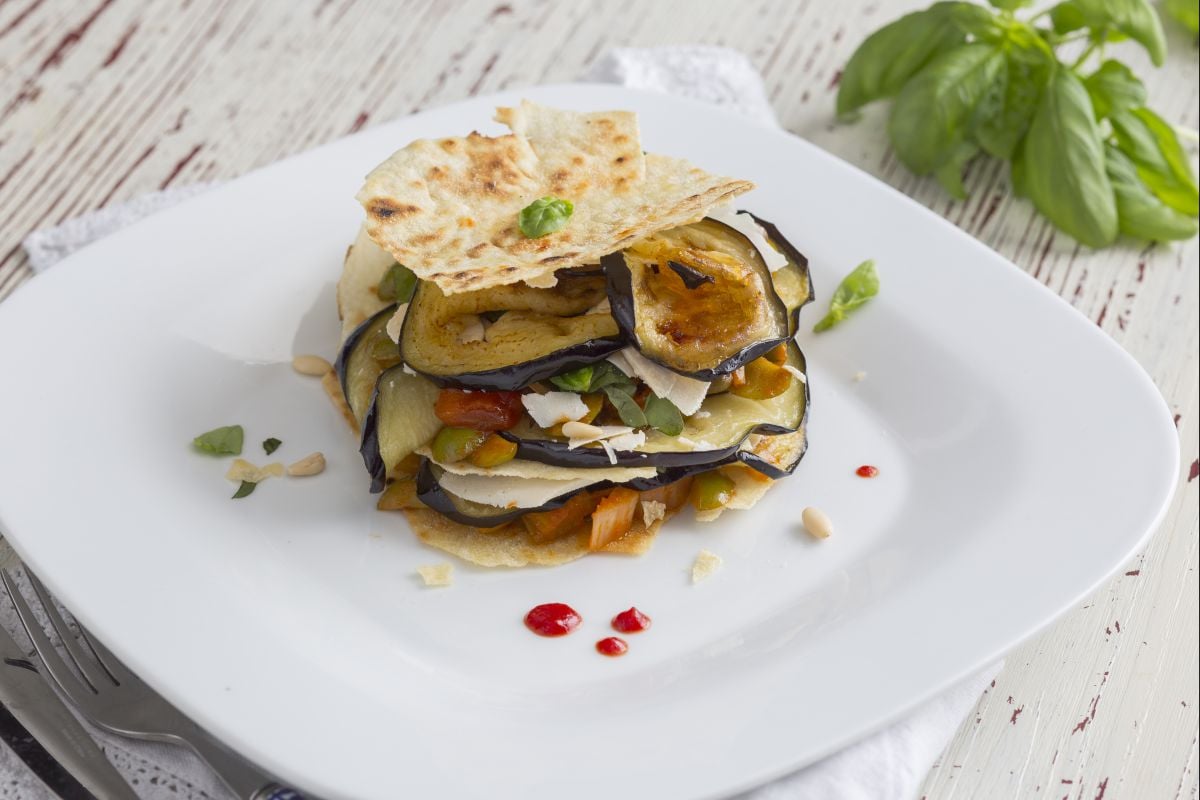 Blätterteig mit Caponata