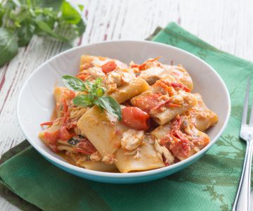 Paccheri mit Knurrhahnsoße