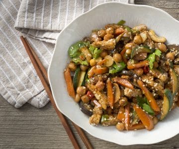 Tempeh mit Gemüse