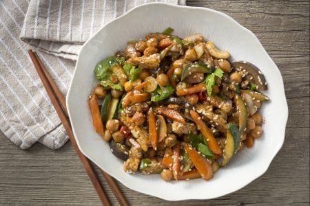 Tempeh mit Gemüse