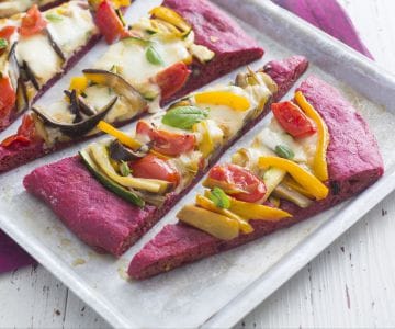 Rote-Bete-Pizza