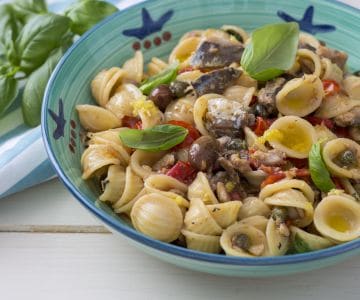 Orecchiette mit Sardinen und Kirschtomaten
