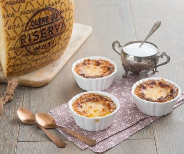 Crème Brûlée mit Grana Padano