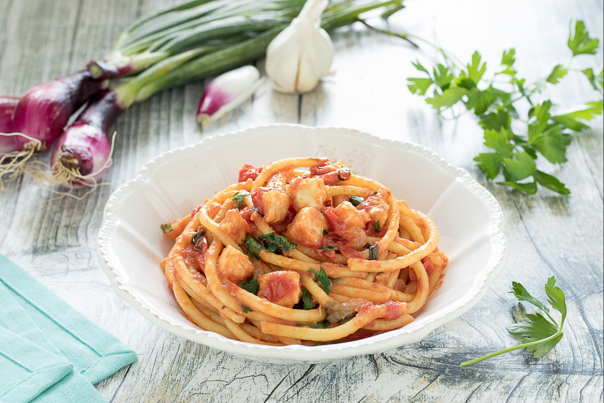 Bigoli mit Jakobsmuschelragu