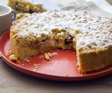 Cappuccino-Schokoladenbröselkuchen