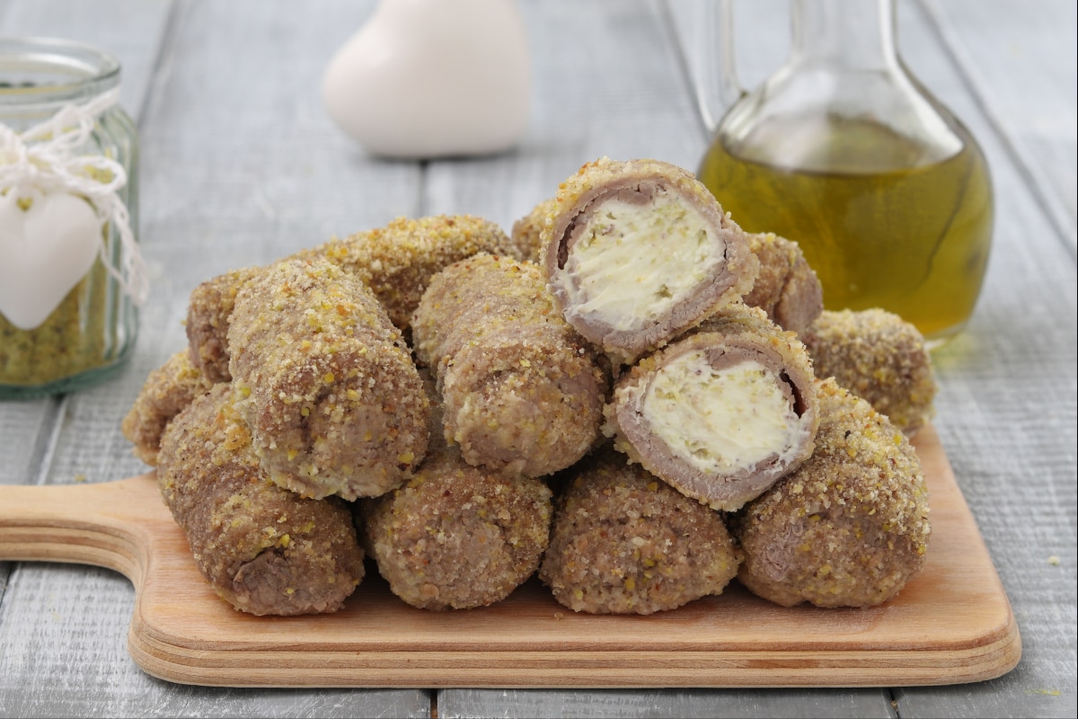 Fleischröllchen mit Pistazien