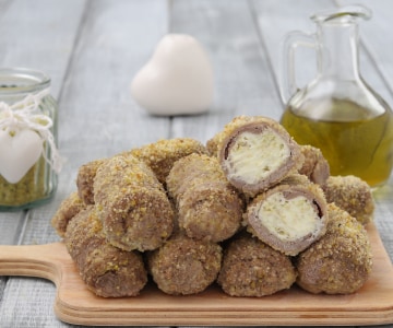 Fleischröllchen mit Pistazien