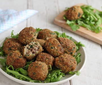 Rucola-Frikadellen