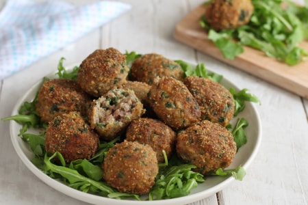 Rucola-Frikadellen