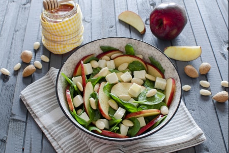 Apfel-Spinat-Salat