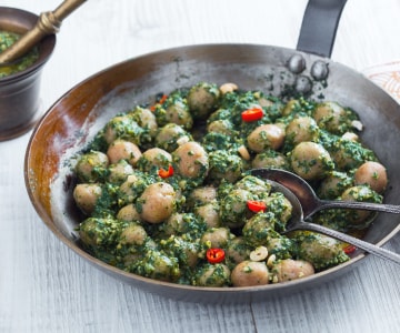 Gnocchi mit Kräuterpesto
