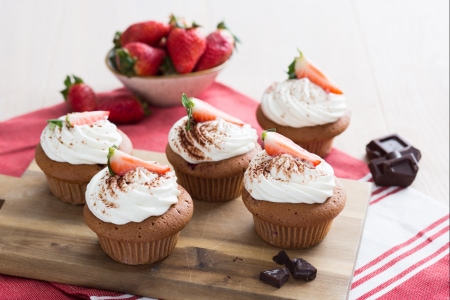 Erdbeer-Schokoladen-Muffins
