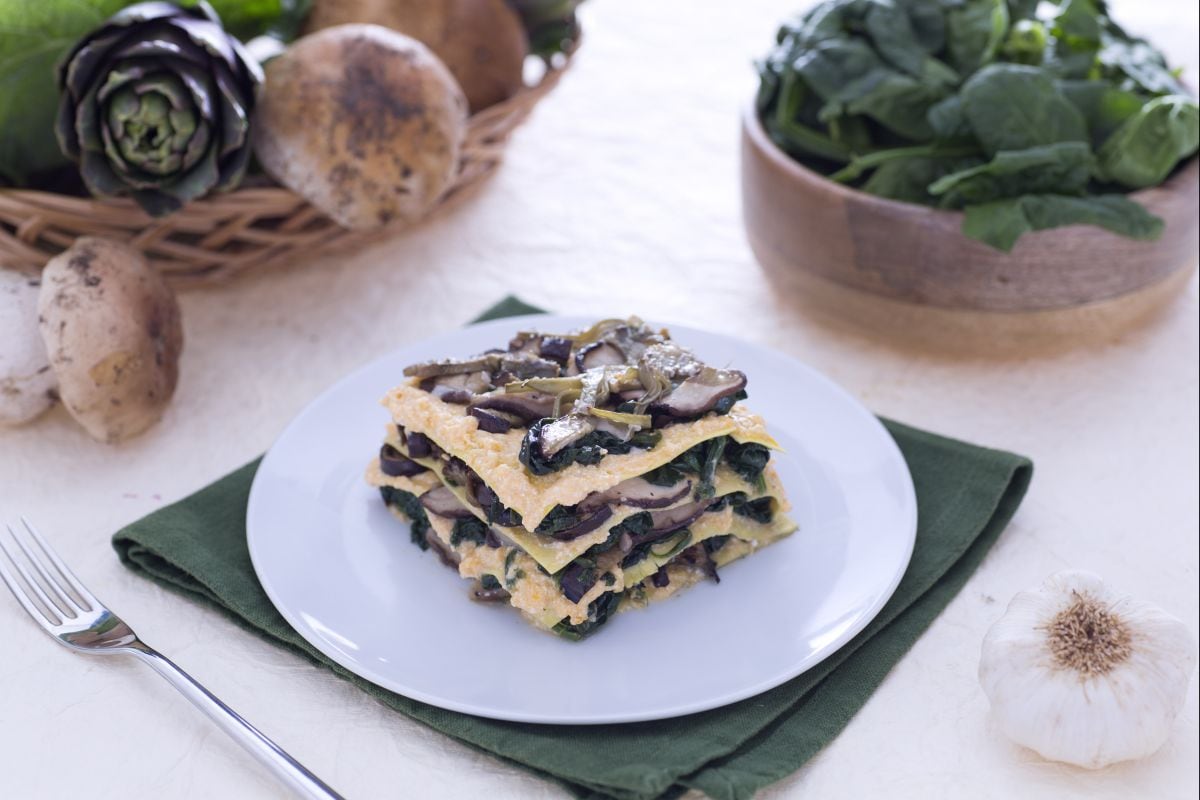 Lasagne mit 5 Gemüsesorten