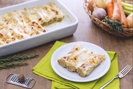 Mit Fleisch gefüllte Cannelloni nach umbrischer Art