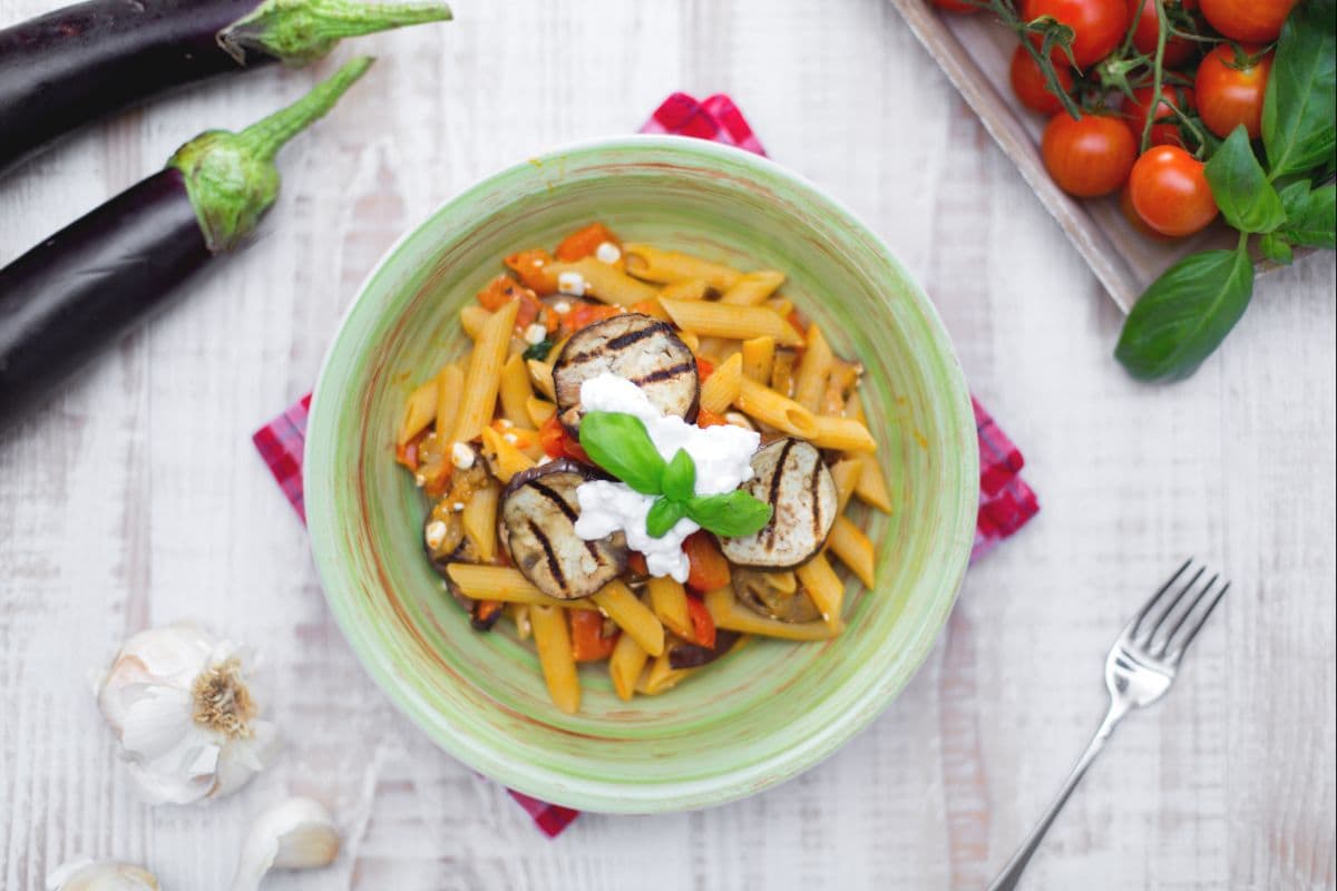 Leichte Pasta alla Norma