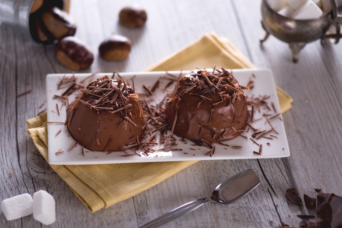Maronenpudding