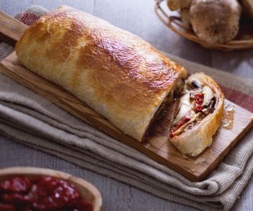 Pilz-Schinken-Rolle